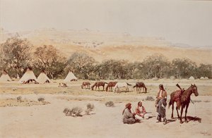 Accampamento Indiano, Denver, Colorado da Henry Francois Farny